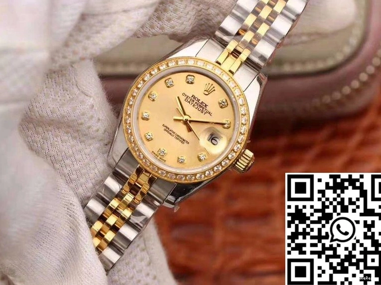 Lady Datejust 28mm Gold Rolex 18K Plating Dial Gold 0910